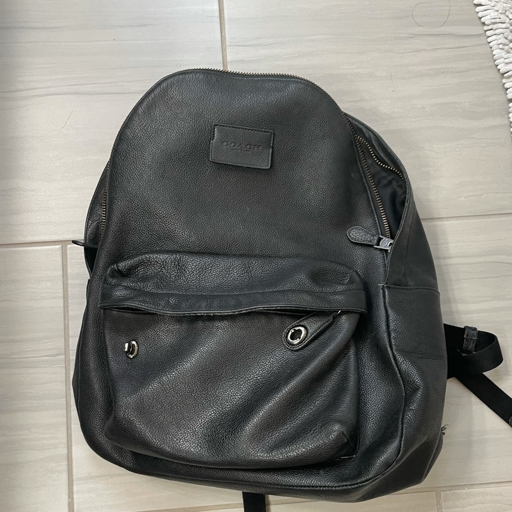 Authentic Coach Leather Book bag - Picture 2 of 5